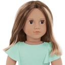 DOLL W/DENIM & TULLE SKIRT OUTFIT, LISA