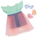 DOLL W/DENIM & TULLE SKIRT OUTFIT, LISA