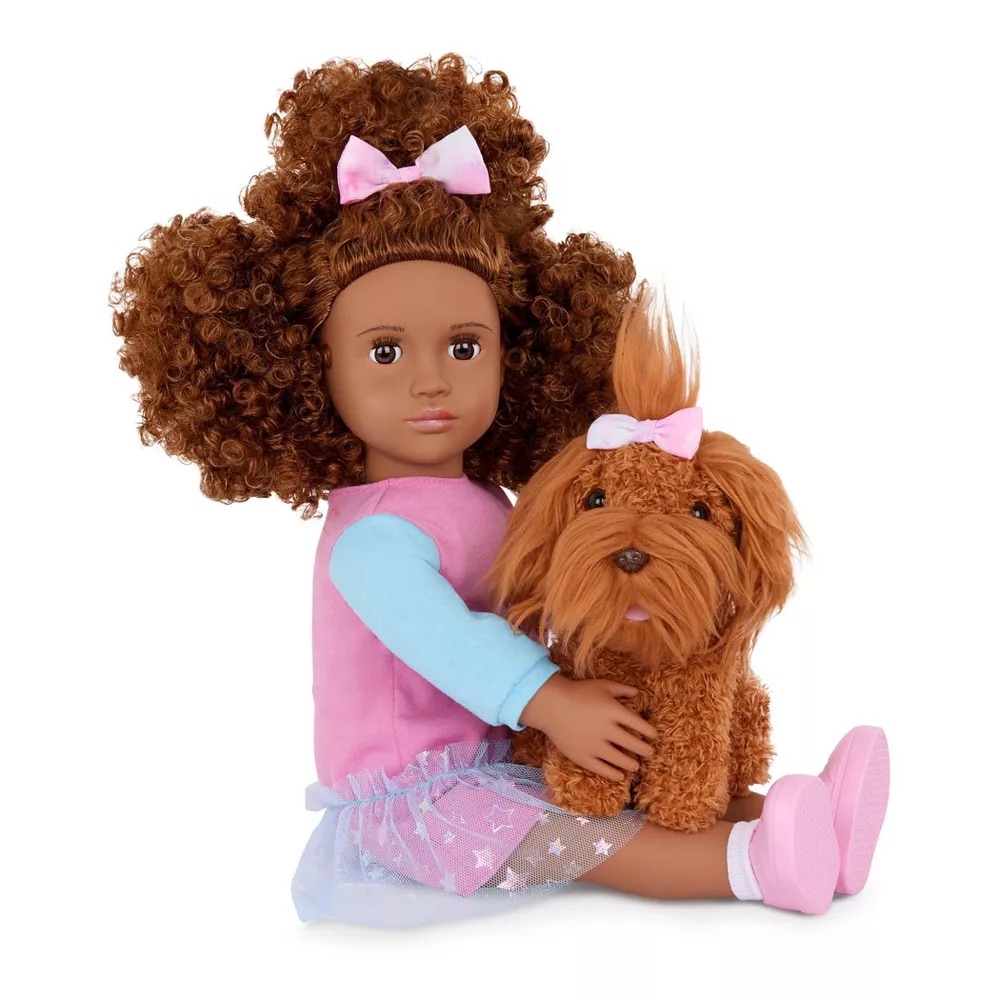 DOLL W/PET , SAFIE & GINGER, AA