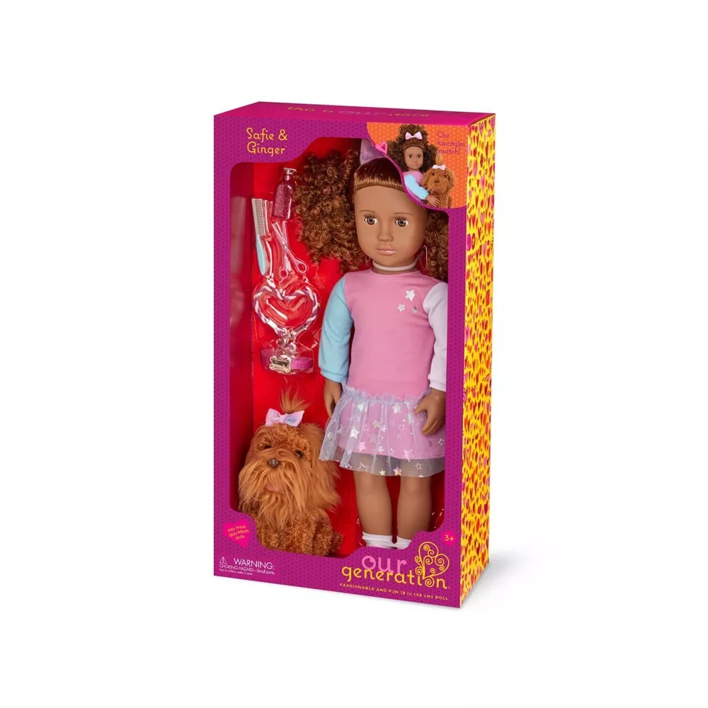 DOLL W/PET , SAFIE & GINGER, AA