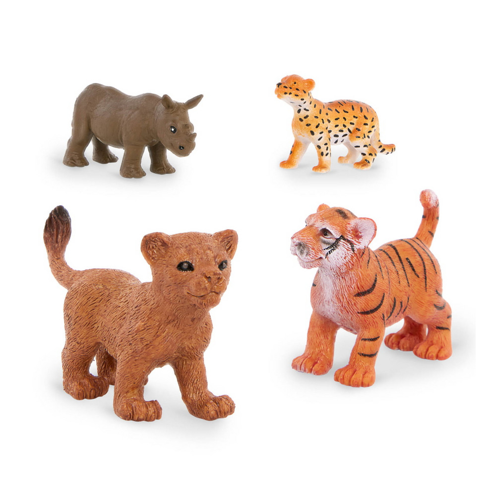 8 PCS WILD ANIMALS 5-7CM