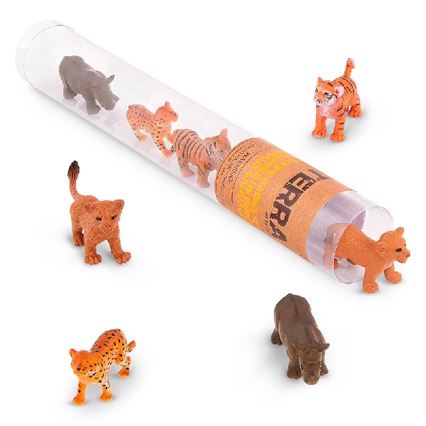 8 PCS WILD ANIMALS 5-7CM