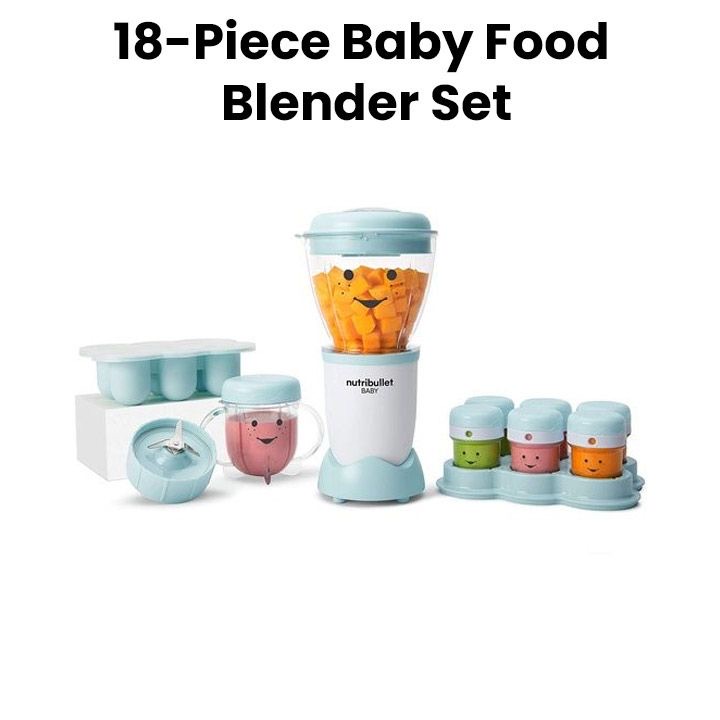 Nutribullet Nby-1812  Baby Bullet 18 Pcs  Set