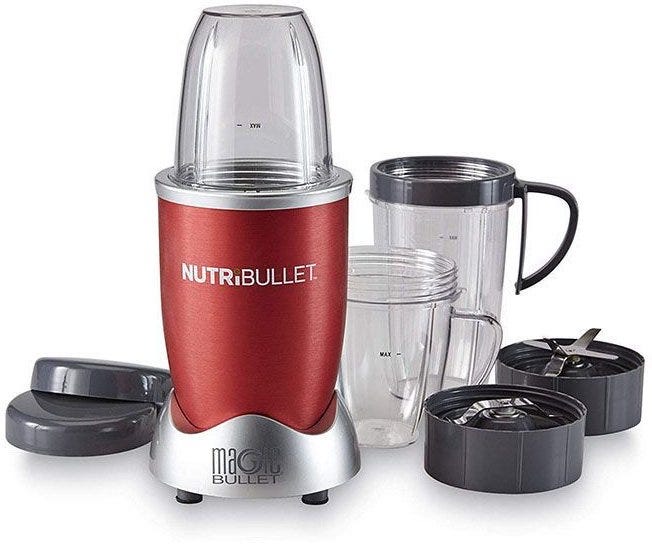Nutribullet Nbr-1212R Smoothie Maker 600 W-9 Pcs (Red)