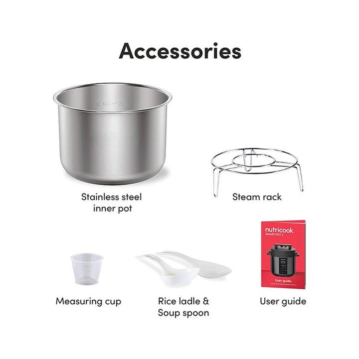 Nutricook  Nc-Sp204K Smart Pot 2 6L - Black Ss