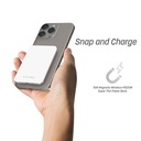 HYPHEN MOWA S5 Super Slim MagSafe Power bank 5000 mAh - White