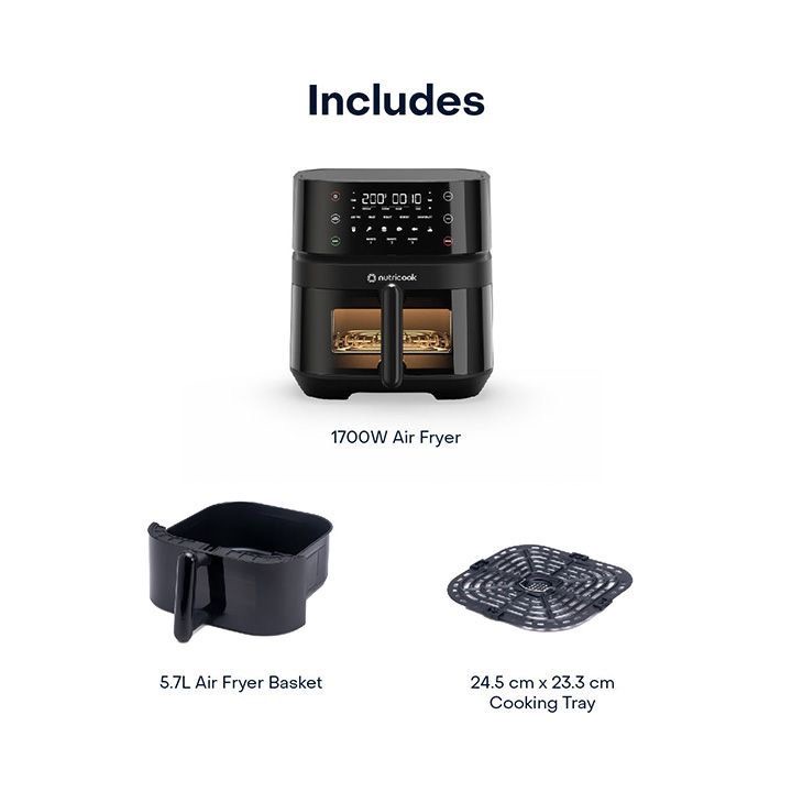 Nutricook Nc-Af357V 3  Air Fryer 5.7 Ltr