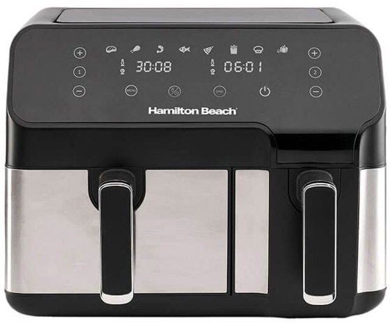 Hamilton Beach Af5232-Me Digital Air Fryer Dual Size 8.5L