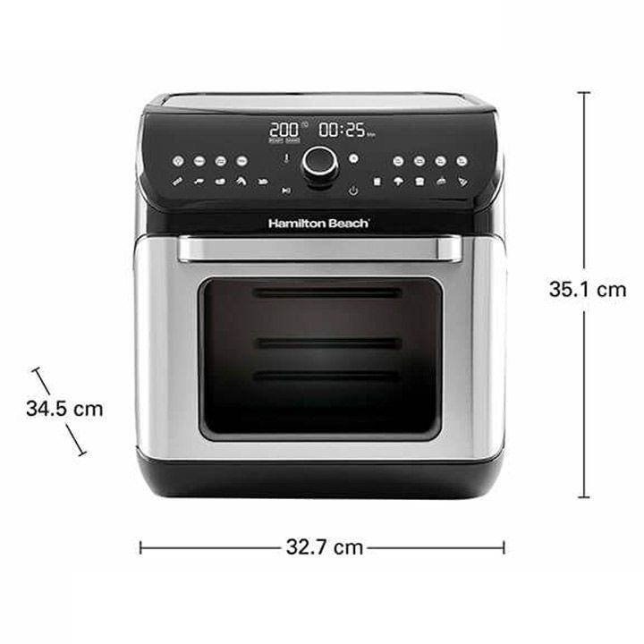 Hamilton Beach Af1212-Me Digital Air Fryer Oven 12L
