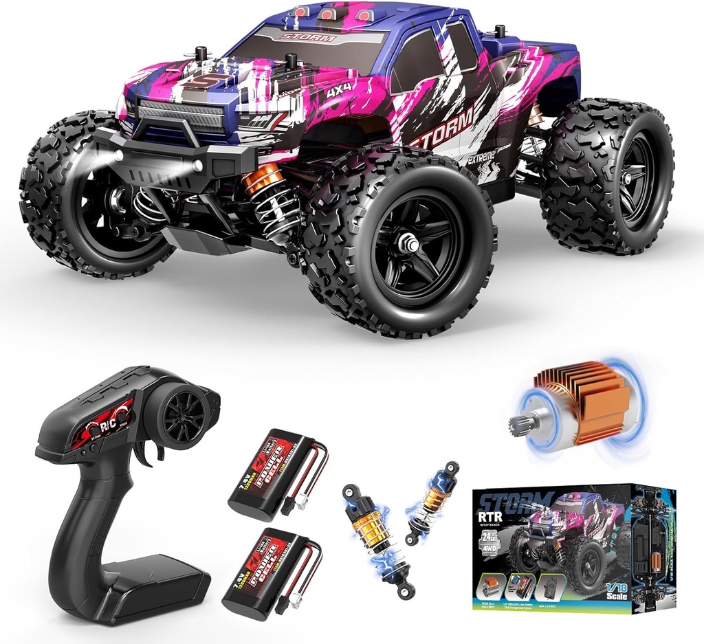 Sam Toys - Black Hole High Speed R/C Car (Purple)