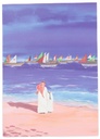 Katara Beach Notecard [SKC6-E] 