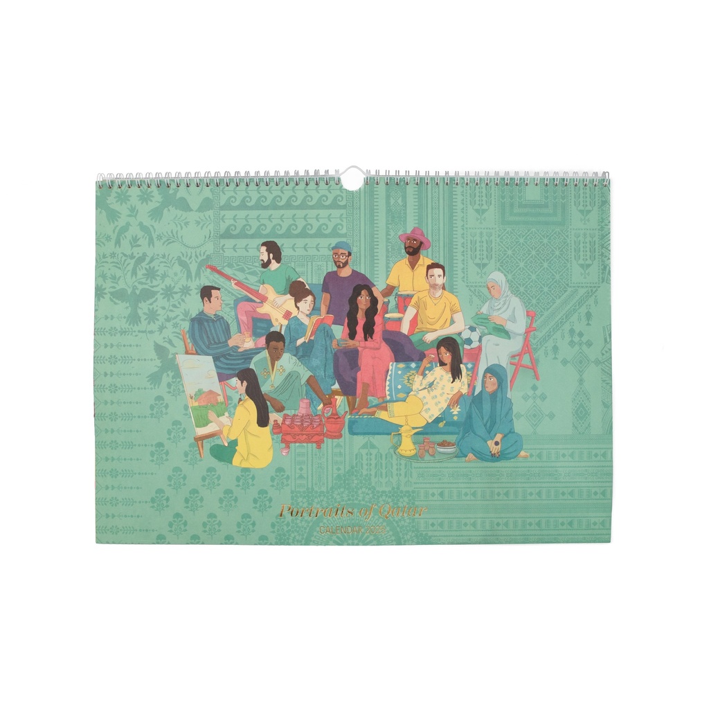 Portraits of Qatar Wall Calendar