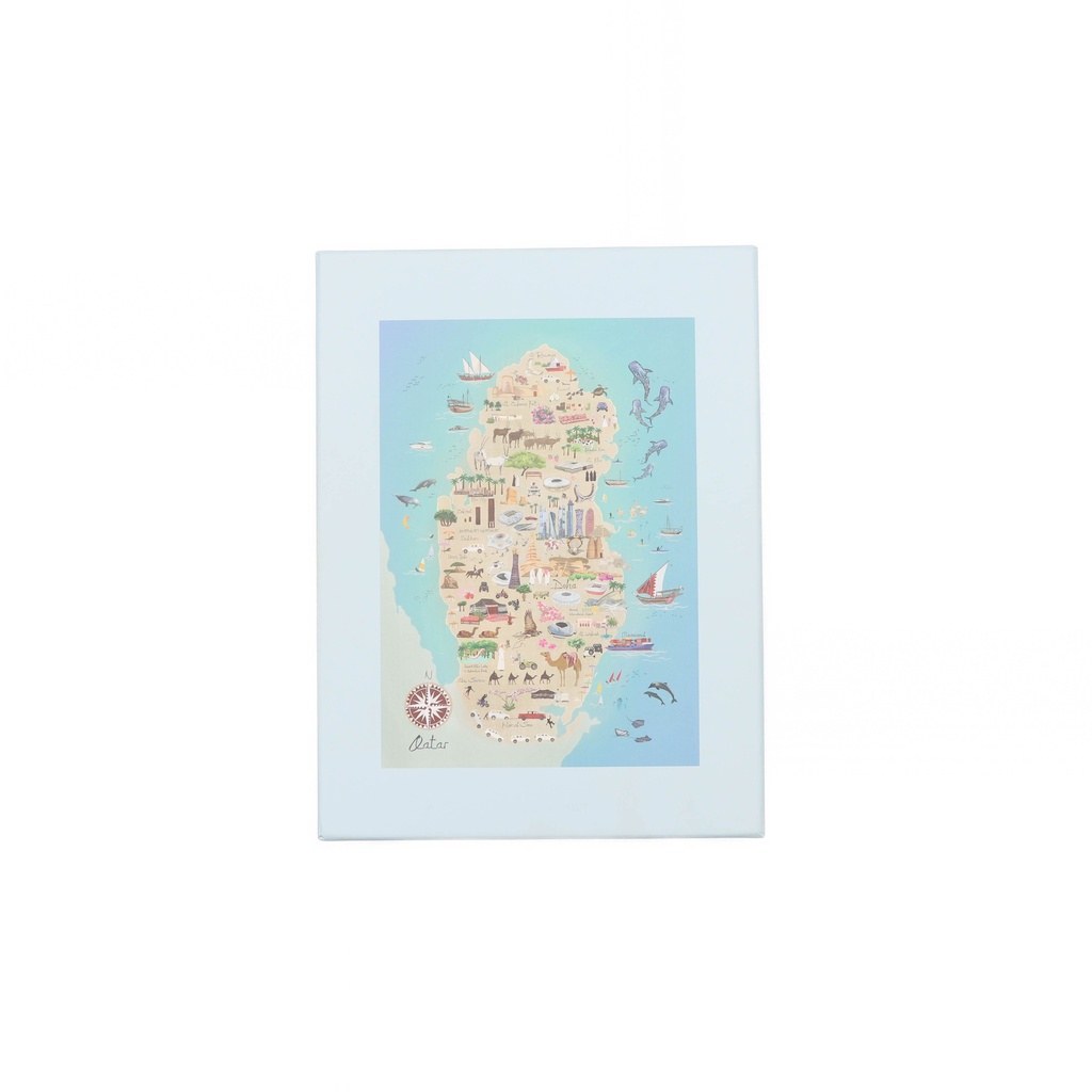 Qatar Map Puzzle