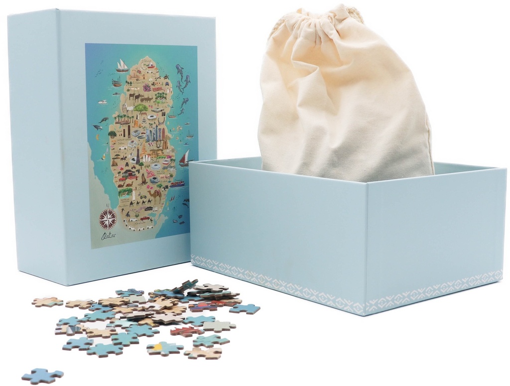 Qatar Map Puzzle