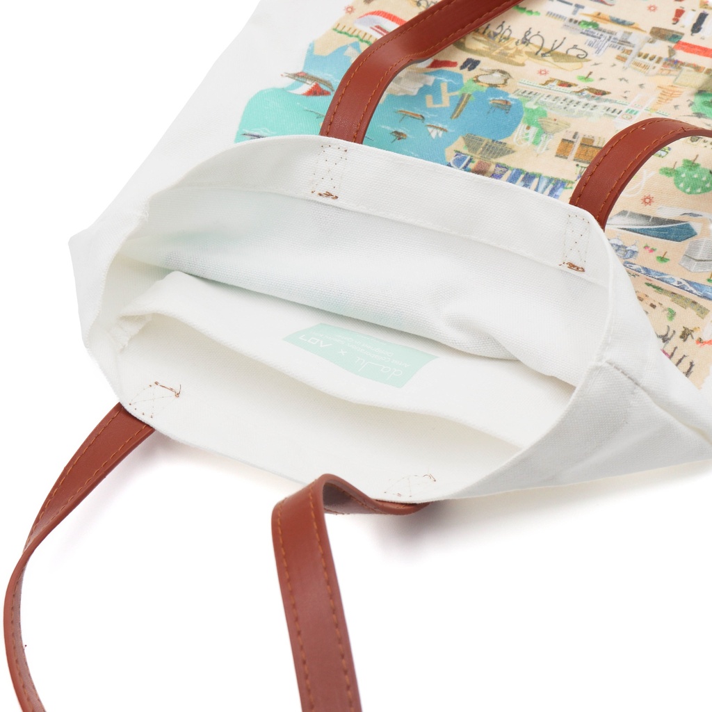 Doha Map Tote Bag