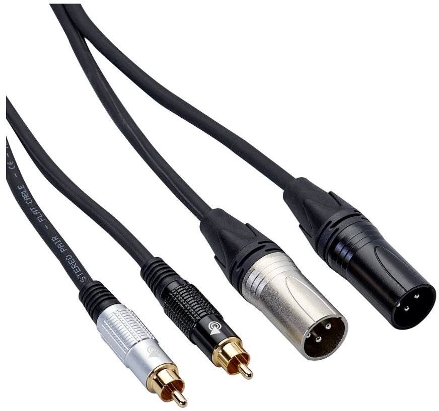 Bespeco - EAY2X2R150R - 2XLRM to 2RCAM 1.5M