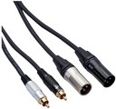 Bespeco - EAY2X2R150R - 2XLRM to 2RCAM 1.5M