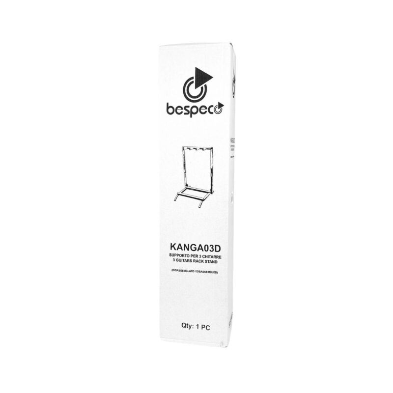 Bespeco - KANGA03D - Guitar Rack Stand 3 Republic of China MULTIPLE 3 ACOUSTIC/ELECTRIC/CLASSIC GUITAR/BASS RACK STAND - DISASSEMBLED
