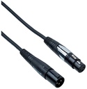 Bespeco - HDFM100 - XLRF to XLRM 1M MICROPHONE CABLE - 3P CANNON 85444290 FEMALE/3P CANNON MALE - MT.1 - SILOS HD SERIES