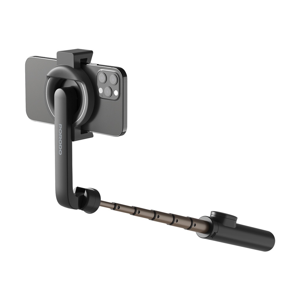 Porodo Magnetic Magsafe Selfie Tripod ,Black