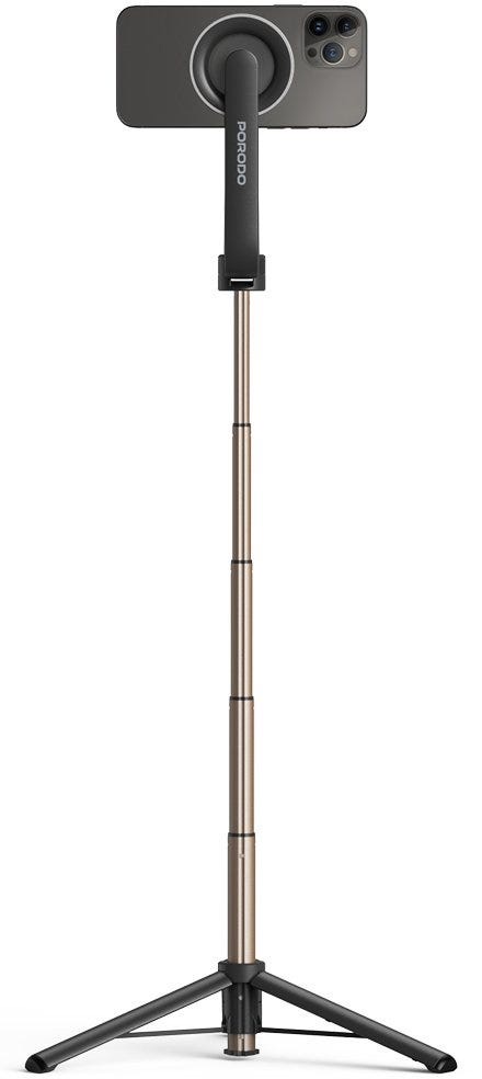 Porodo Magnetic Magsafe Selfie Tripod ,Black