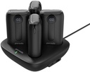Porodo 10000mAh 4 Power Bank Station Lightning/Type-C Integrated Cable ,Black