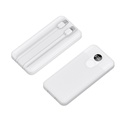 Porodo 10000mAh Powerbank Digital Display with C & Lightning Cable ,White