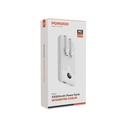 Porodo 10000mAh Powerbank Digital Display with C & Lightning Cable ,White