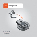 Porodo Rotating Base Three-Device Wireless Charger ,Gray