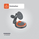 Porodo Rotating Base Three-Device Wireless Charger ,Gray