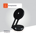Porodo Vacseal Magsafe Charging Mount ,Black