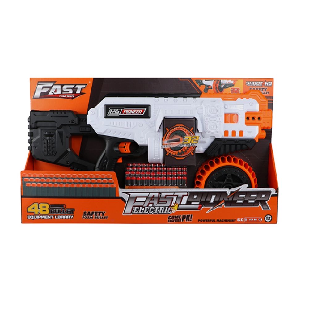 Soft bullet gun,excl.batt.