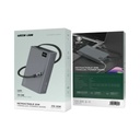 Green Lion Retractable Power Bank 35W 10000mAh,Grey