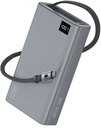 Green Lion Retractable Power Bank 35W 10000mAh,Grey