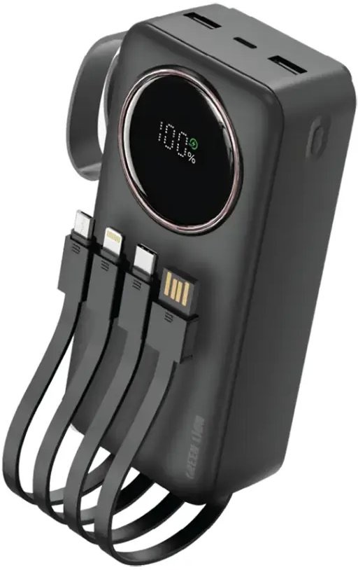 Green Lion Power Pulse 30000 mAh Powerbank PD 22.5W,Black