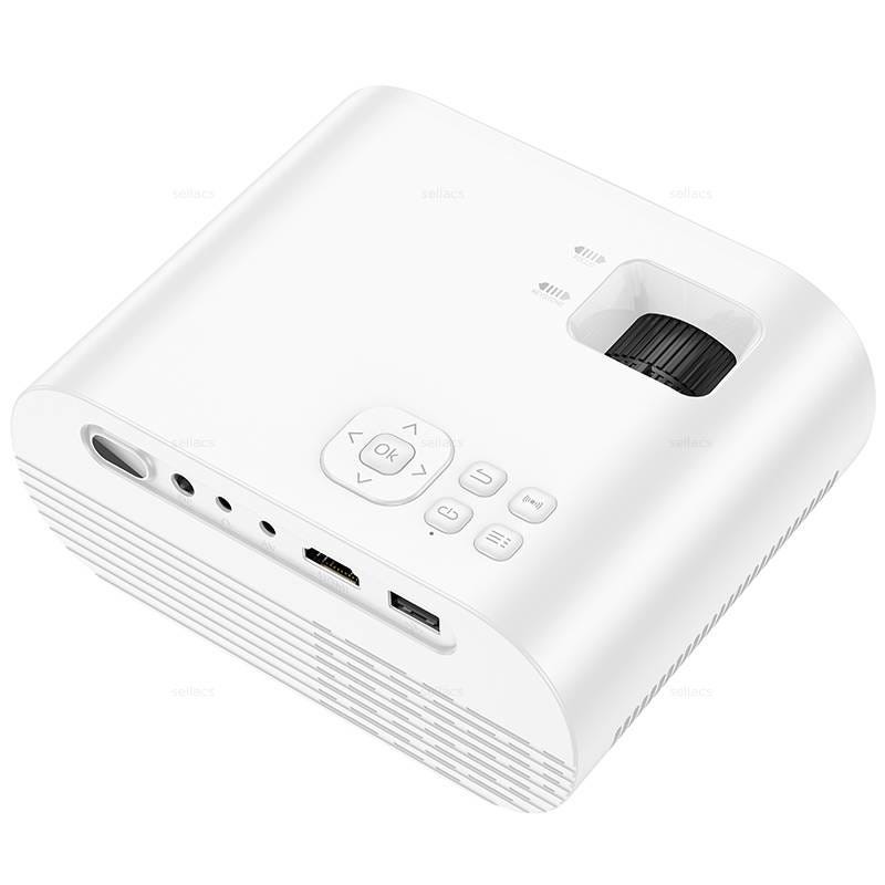 Hoco DT1 wireless projector(720P same screen version) White