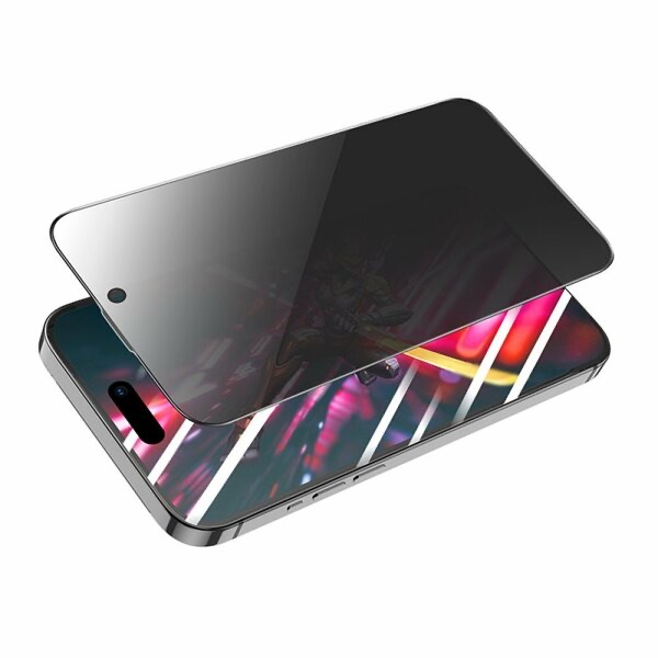 9D large arc dustproof anti-spy glass for iP16 Pro Max(A34 Plus)