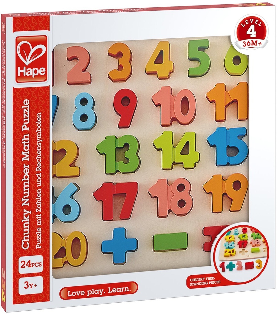 Chunky Number Math Puzzle