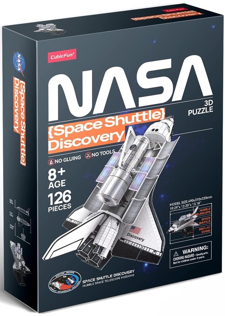 3D PUZZLE NASA DISCOVERY 126PCS