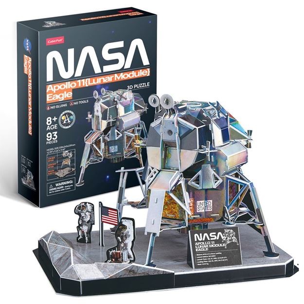 3D PUZZLE NASA APOLLO 11 EAGLE 93PCS