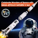 3D PUZZLE NASA APOLLO SATURN V 136PCS