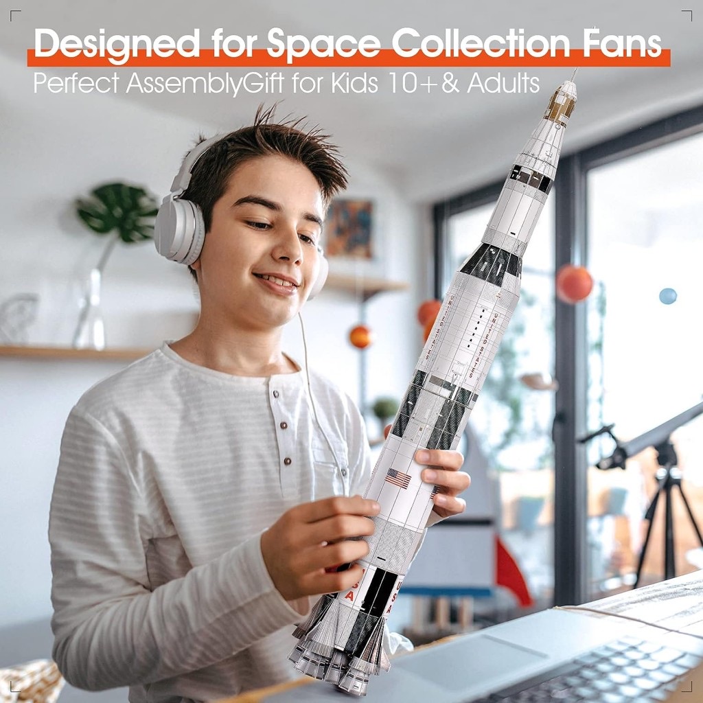 3D PUZZLE NASA APOLLO SATURN V 136PCS