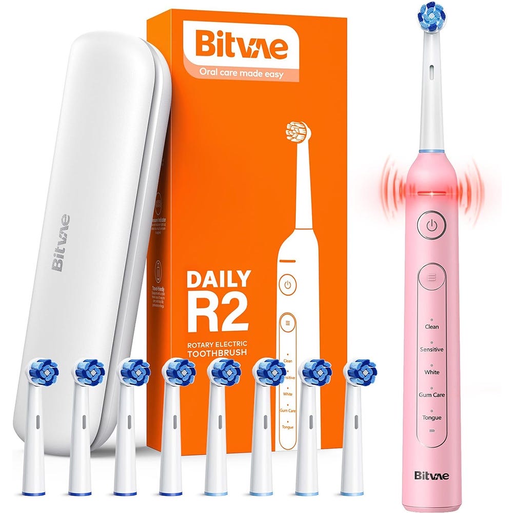 Bitvae R2  Rotating Electric Toothbrush Pink