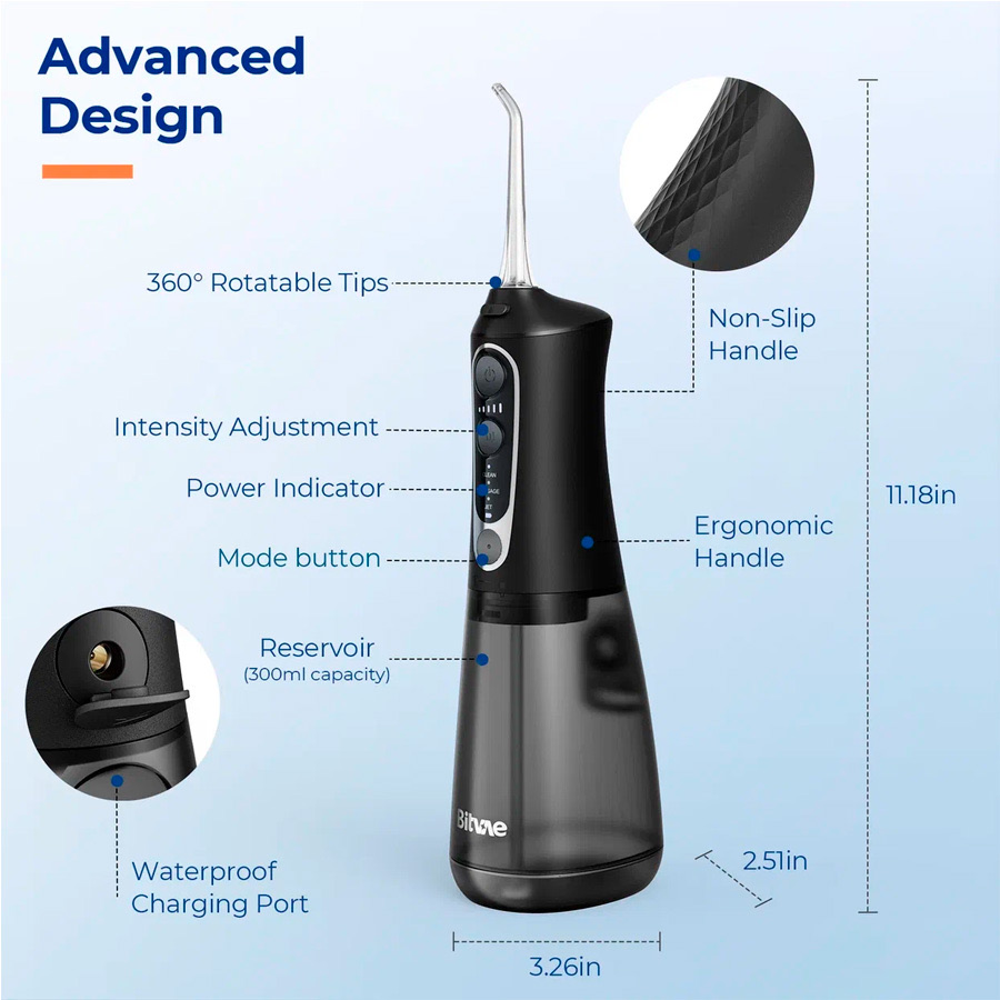 Bitvae C6 Water Flosser Black