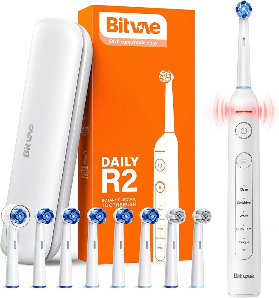Bitvae R2  Rotating Electric Toothbrush White