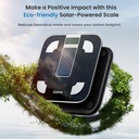 RENPHO Elis Solar Smart Body Scale BLACK [RA012BK]