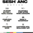 SKULLCANDY SESH ANC ACTIVE TRUE WIRELESS IN-EAR-BLACK/ORANGE