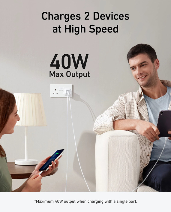 Anker A2038K21 521 Charger (Nano Pro) White