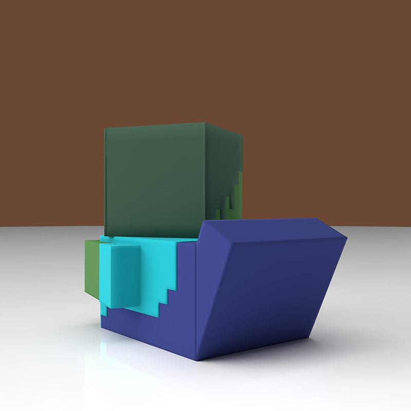 Minecraft Tubbz 1st ED Zombie