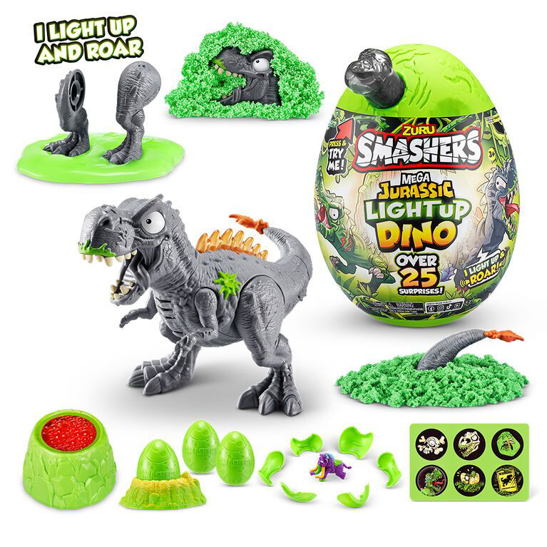 Smashers Jurassic-Series 1 Mega Light-Up Dino